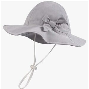 Baby‎ Sun Hat UPF 50+ Protection Summer Beach Hat with Bow Tie Adjustable